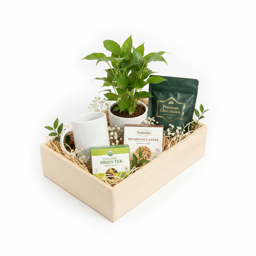 Green Serenity Wellness Gift Box